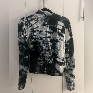 ALLSaints Tiedye Cropped Sweatshirt
